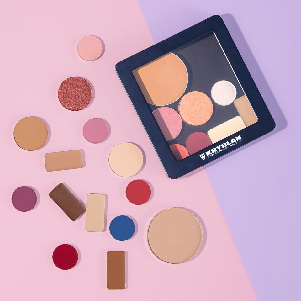 KRYOLAN Pro Artist Palette – magnetische Leerpalette, -, gefüllt geschlossen