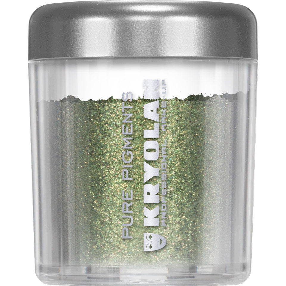 KRYOLAN Pure Pigments Metallic pure green – loses hochpigmentiertes Metallic-Pigment, 3g