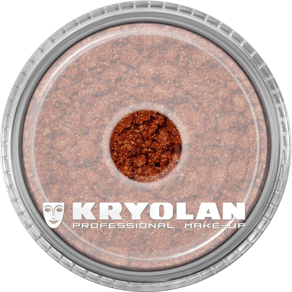 KRYOLAN Satin Powder SP 224 – Schimmerpuder für Augen & Körper, 3g, Dose geschlossen