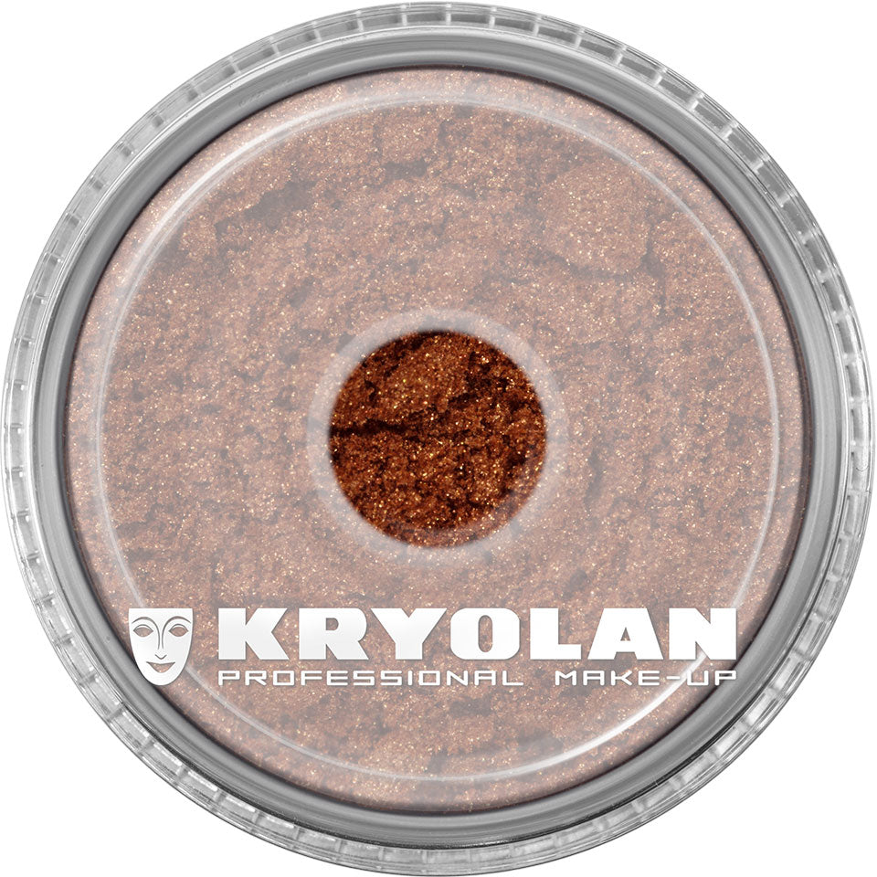 KRYOLAN Satin Powder SP 242 – Schimmerpuder für Augen & Körper, 3g, Dose geschlossen