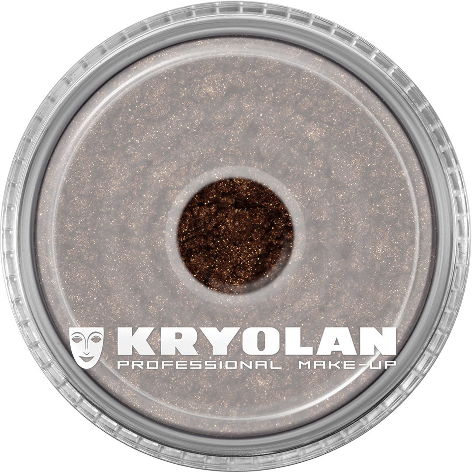 KRYOLAN Satin Powder SP 252 – Schimmerpuder für Augen & Körper, 3g, Dose geschlossen