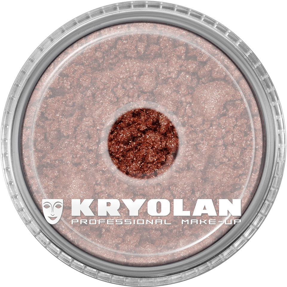 KRYOLAN Satin Powder SP 555 – Schimmerpuder für Augen & Körper, 3g, Dose geschlossen