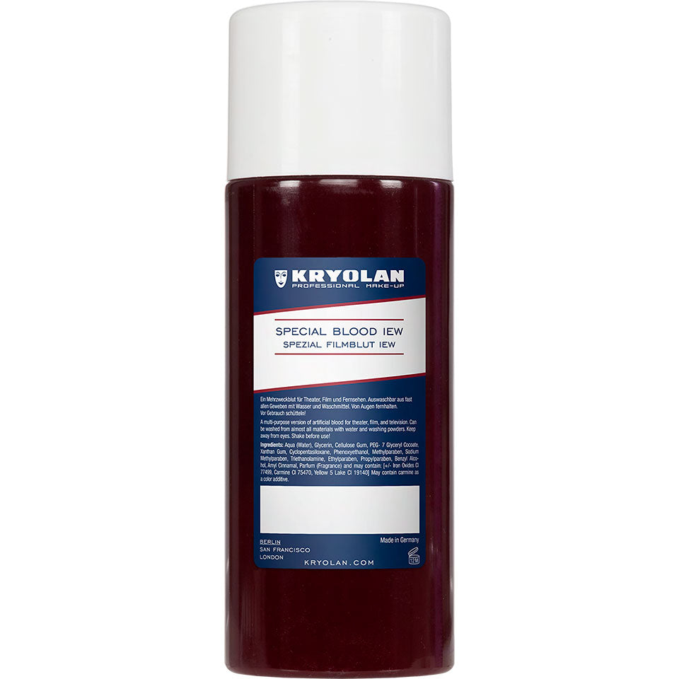 KRYOLAN Spezial Filmblut IEW dark – für realistische Bluteffekte, 250ml