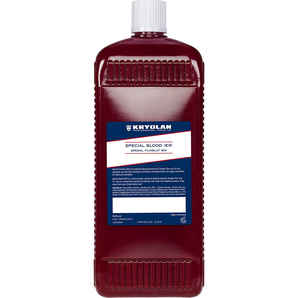 KRYOLAN Spezial Filmblut IEW light – für realistische Bluteffekte, 1000ml