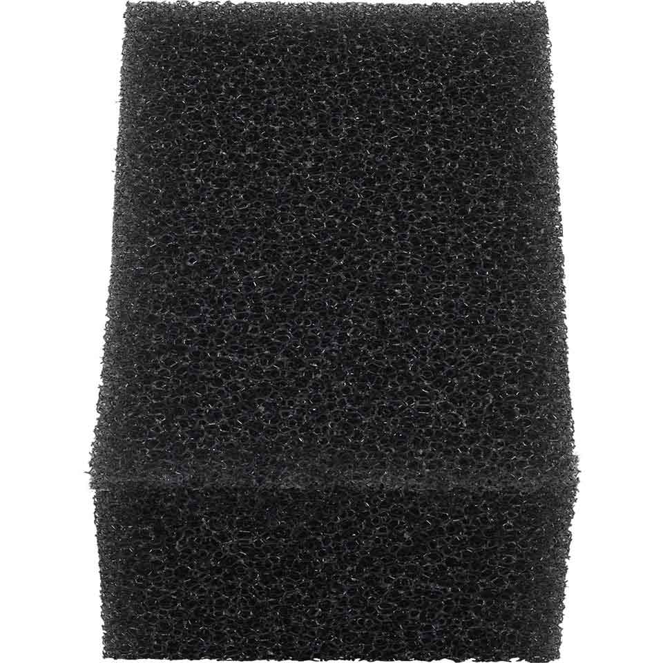 KRYOLAN Stoppelschwamm feinporig – schwarz, 1stk, Seitenansicht