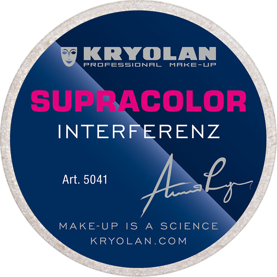 KRYOLAN Supracolor Interferenz silver G – Irisierende Fettschminke, 8ml