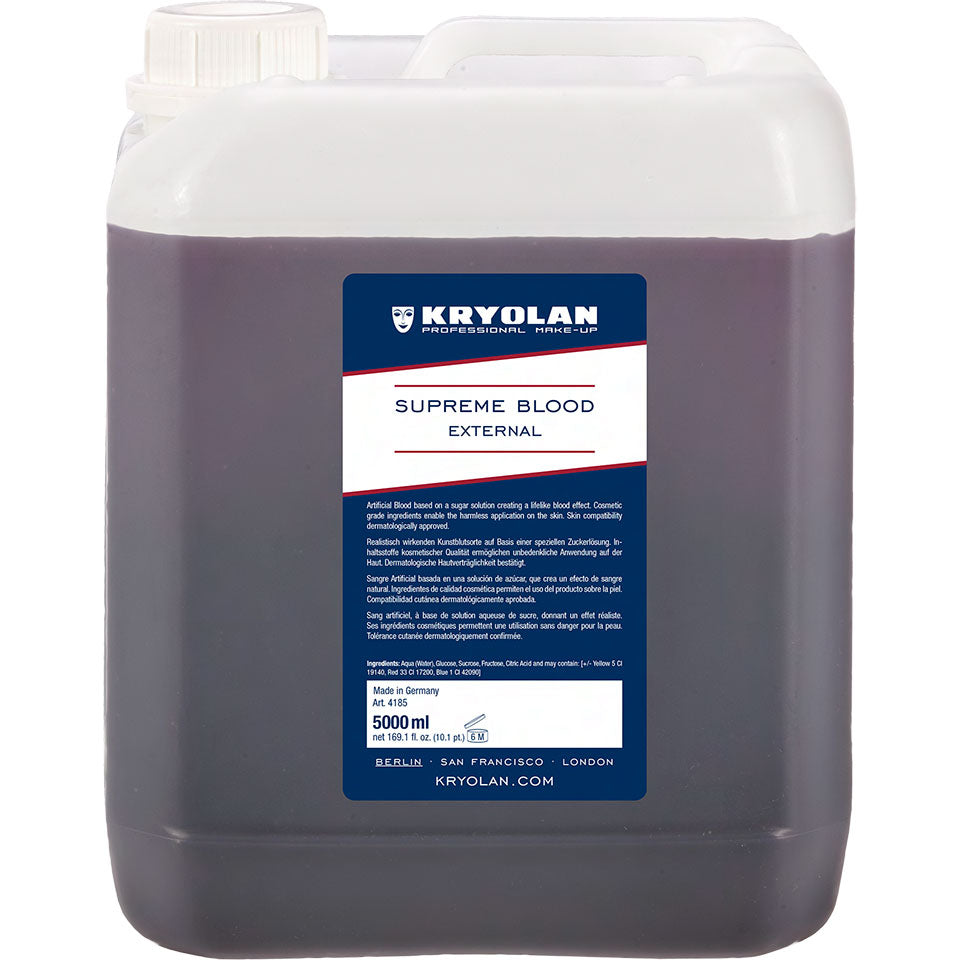 KRYOLAN Supreme Blood External - dark – Profi-Kunstblut für SFX, 5000ml, Kanister
