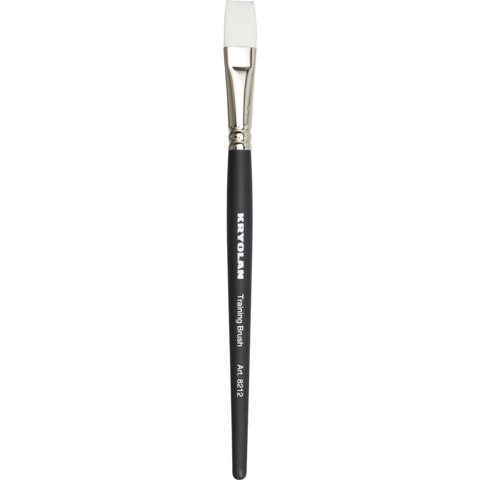 KRYOLAN Training Brush – Synthetikpinsel für Creme & Aquacolor, Größe 12