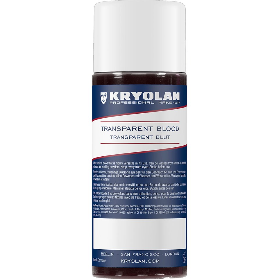 KRYOLAN Transparentblut , 100ml, Farbe dark