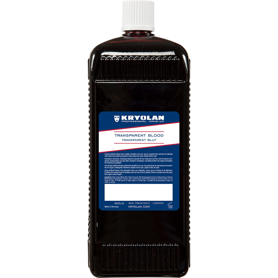 KRYOLAN Transparentblut dark – für Film, TV & Theater, 1000ml