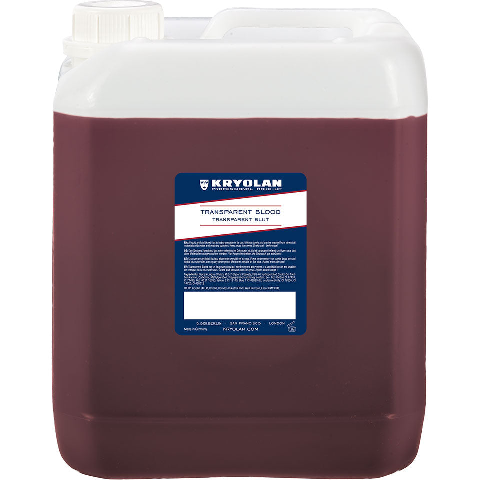 KRYOLAN Transparentblut dark – für Film, TV & Theater, 5000ml