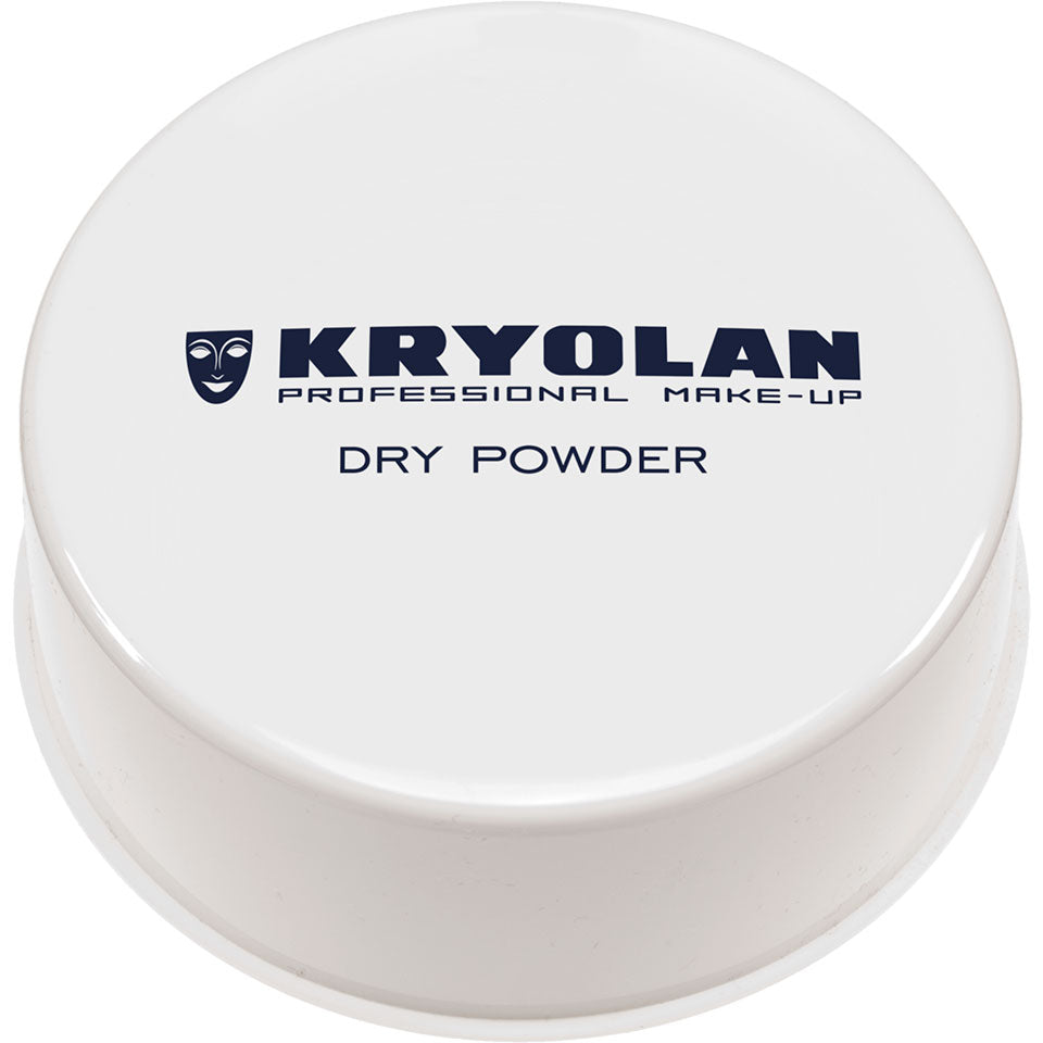 KRYOLAN Trockenpuder – Mattierender Fixierpuder, 50g, Dose geschlossen