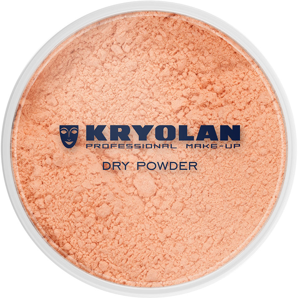 KRYOLAN Trockenpuder TP 1 – Mattierender Fixierpuder, 100g, Dose geschlossen