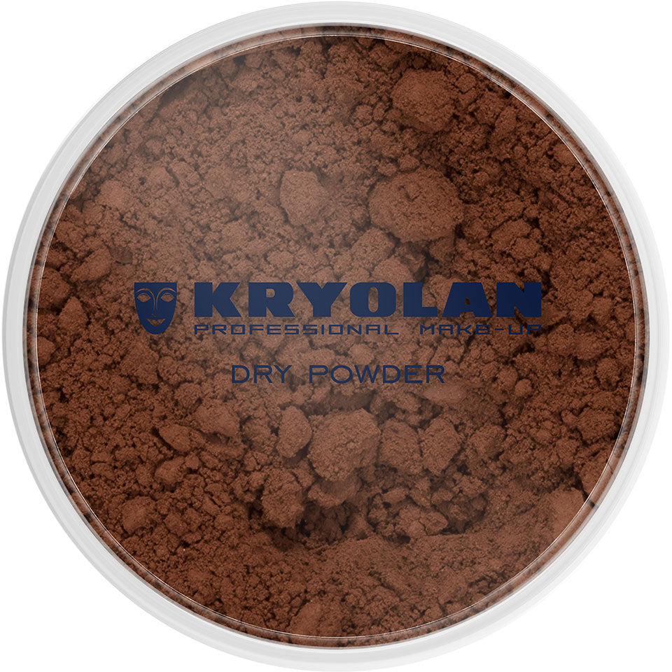 KRYOLAN Trockenpuder TP 8 – Mattierender Fixierpuder, 100g, Dose geschlossen
