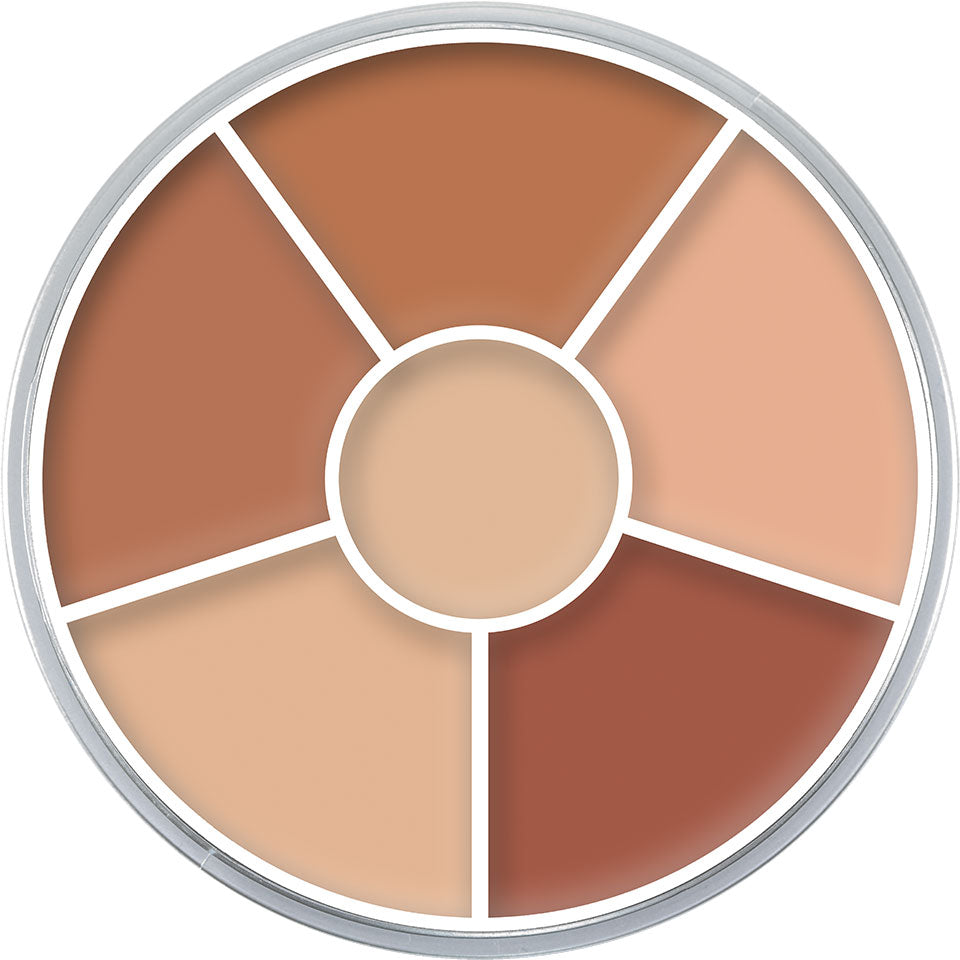 KRYOLAN Ultra Foundation Color Circle UFC4 – cremige Profi-Foundation, 40g, offen