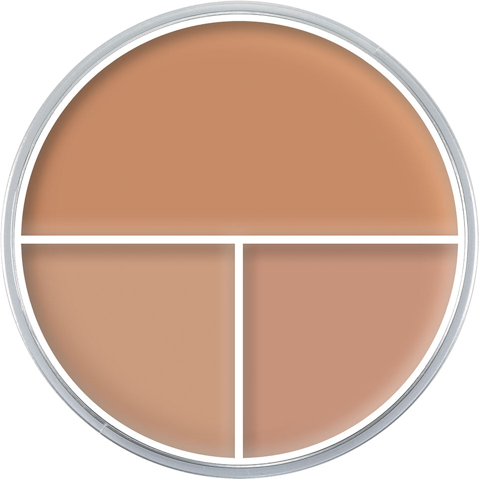 KRYOLAN Ultra Foundation Trio Variante 2 – Creme Make-up mit hoher Deckkraft, 40g