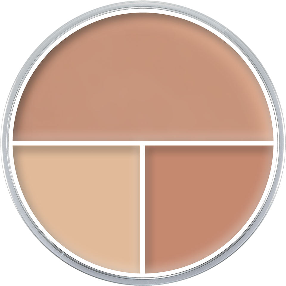 KRYOLAN Ultra Foundation Trio Variante 3 – Creme Make-up mit hoher Deckkraft, 40g