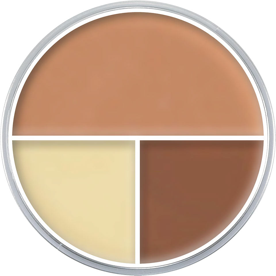 KRYOLAN Ultra Foundation Trio Variante C – Creme Make-up mit hoher Deckkraft, 40g