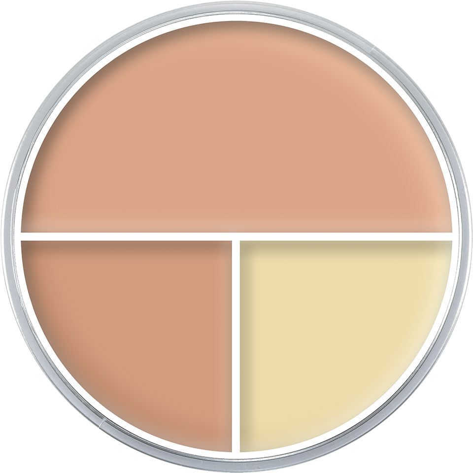 KRYOLAN Ultra Foundation Trio Variante I – Creme Make-up mit hoher Deckkraft, 40g