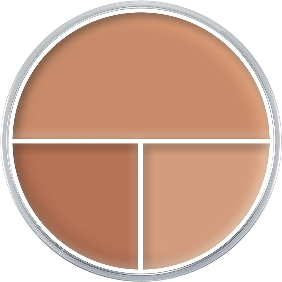 KRYOLAN Ultra Foundation Trio Variante L – Creme Make-up mit hoher Deckkraft, 40g