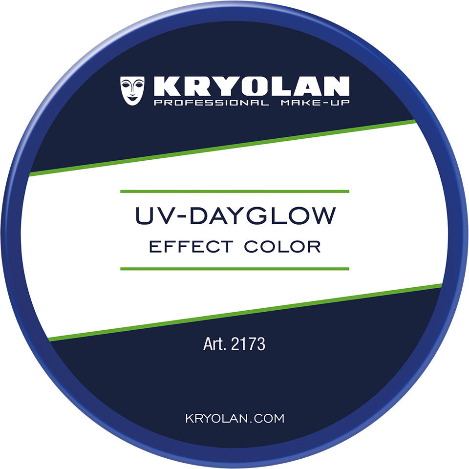 KRYOLAN UV-Dayglow Effect Color blue – Neonfarbe für Schwarzlicht, 55ml