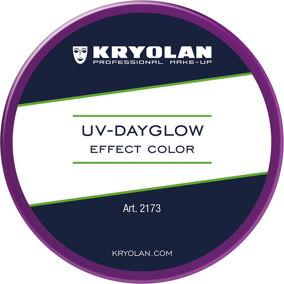 KRYOLAN UV-Dayglow Effect Color violet – Neonfarbe für Schwarzlicht, 55ml
