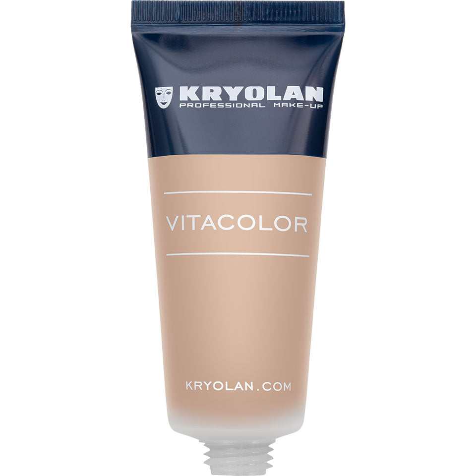 KRYOLAN Vitacolor ELO – Creme-Foundation mit hoher Deckkraft, 40ml, Tube offen