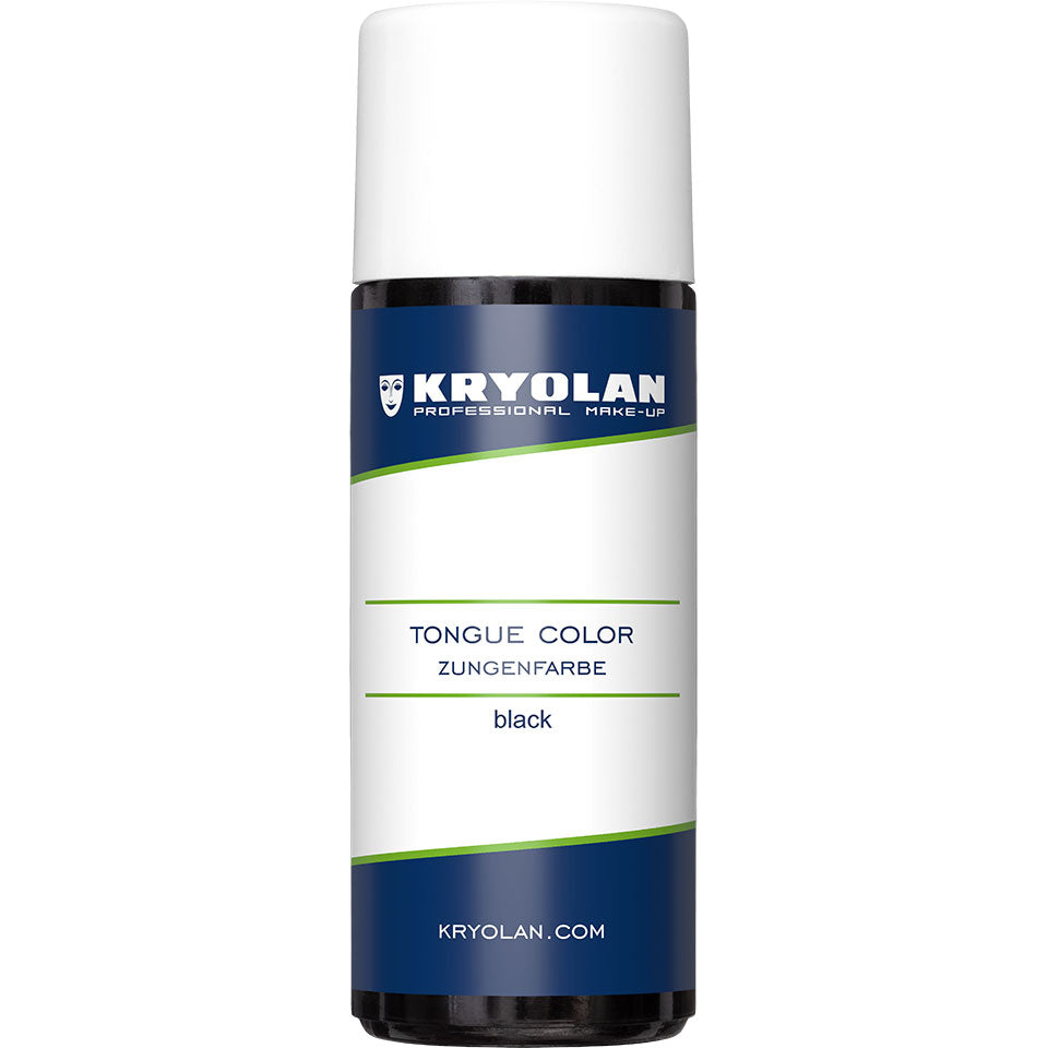 KRYOLAN Zungenfarbe black – Effektfarbe für Zunge und Mundraum, 50ml