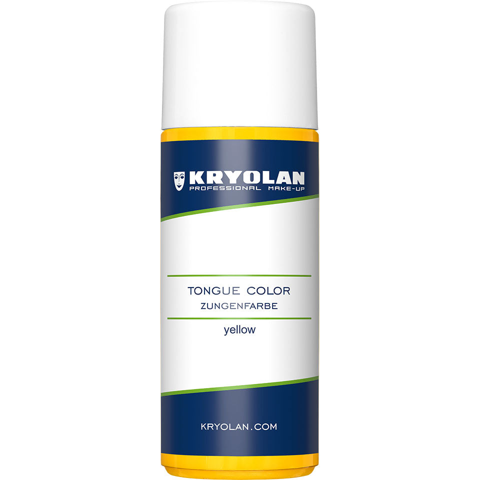 KRYOLAN Zungenfarbe yellow – Effektfarbe für Zunge und Mundraum, 50ml