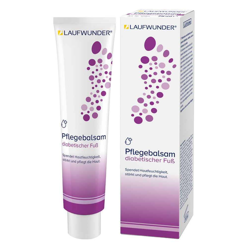 LAUFWUNDER Pflegebalsam für den diabetischen Fuß , 75ml, Tube und Umkarton