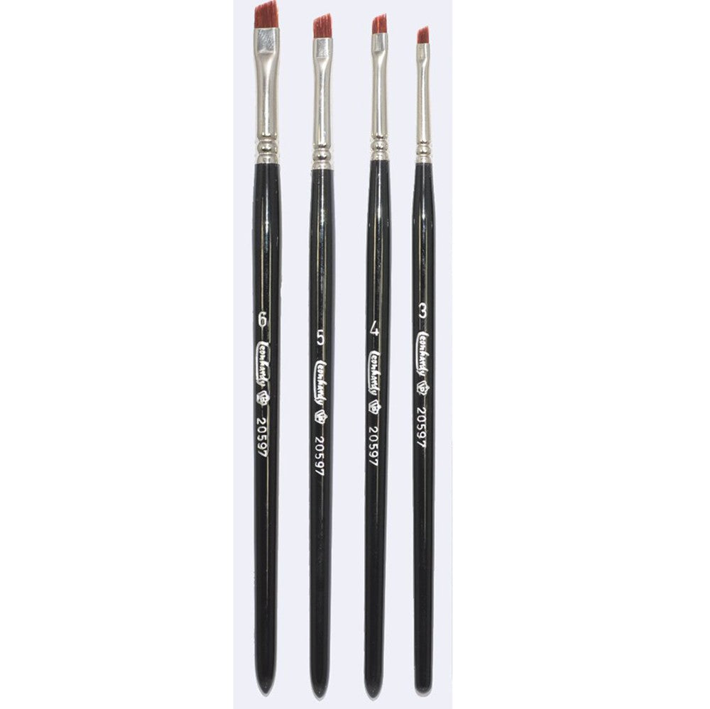 LEONHARDY Augenbrauenpinsel – vegan, 1Stk, Übersicht alle Größen