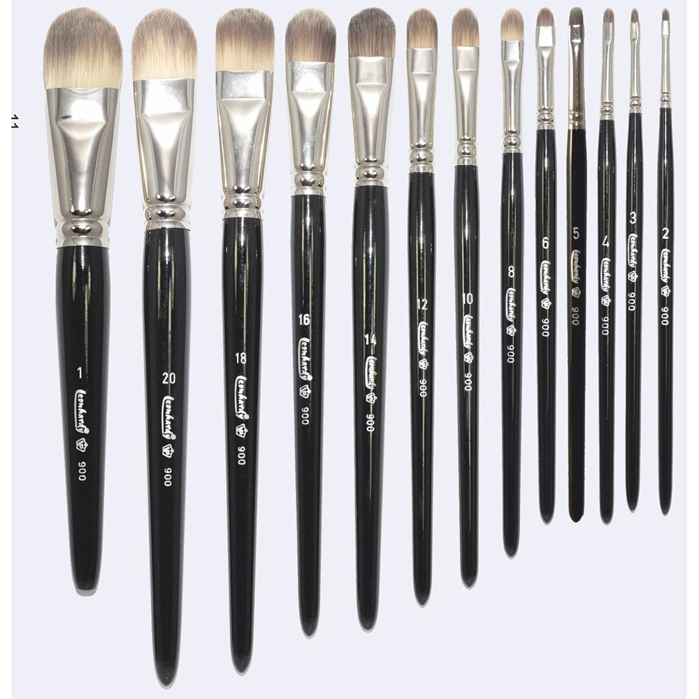 LEONHARDY Foundationpinsel – vegan, 1Stk, Übersicht alle Größen