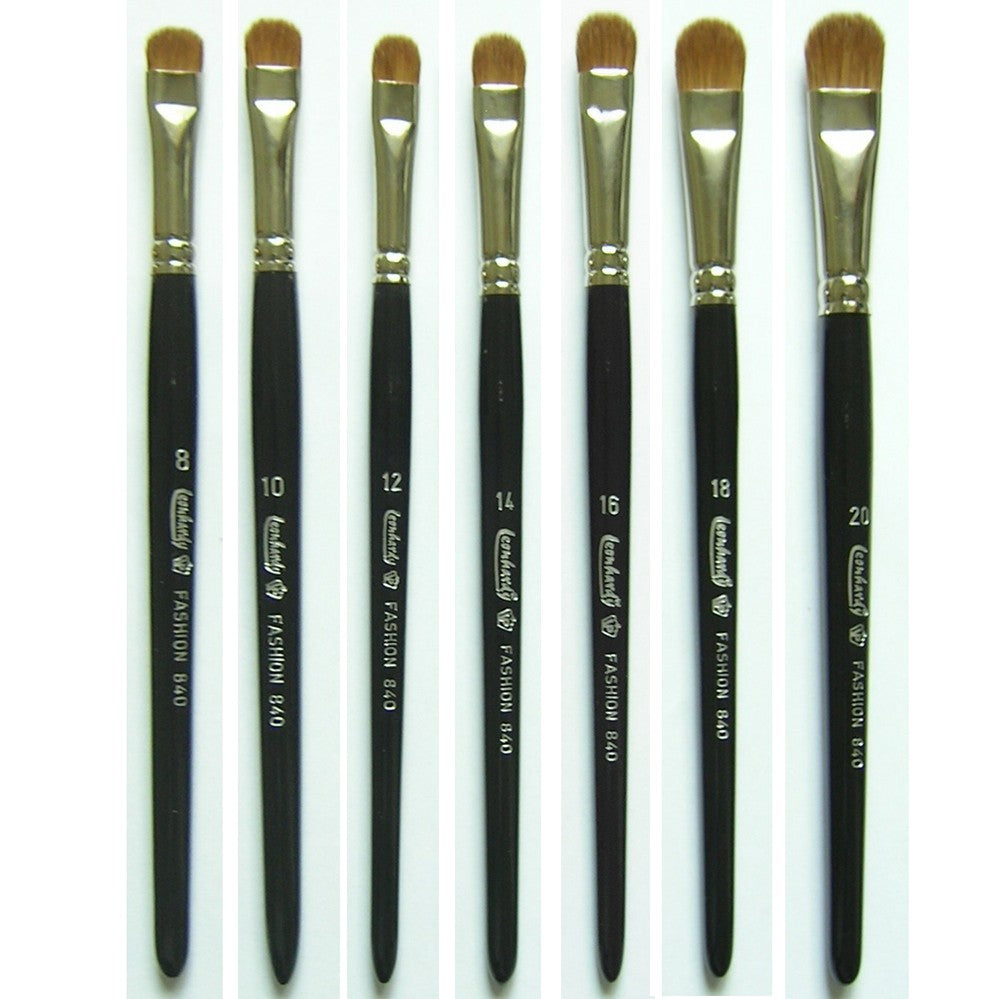 LEONHARDY Lidschattenpinsel – Rotmarder, 1Stk, Übersicht alle Größen