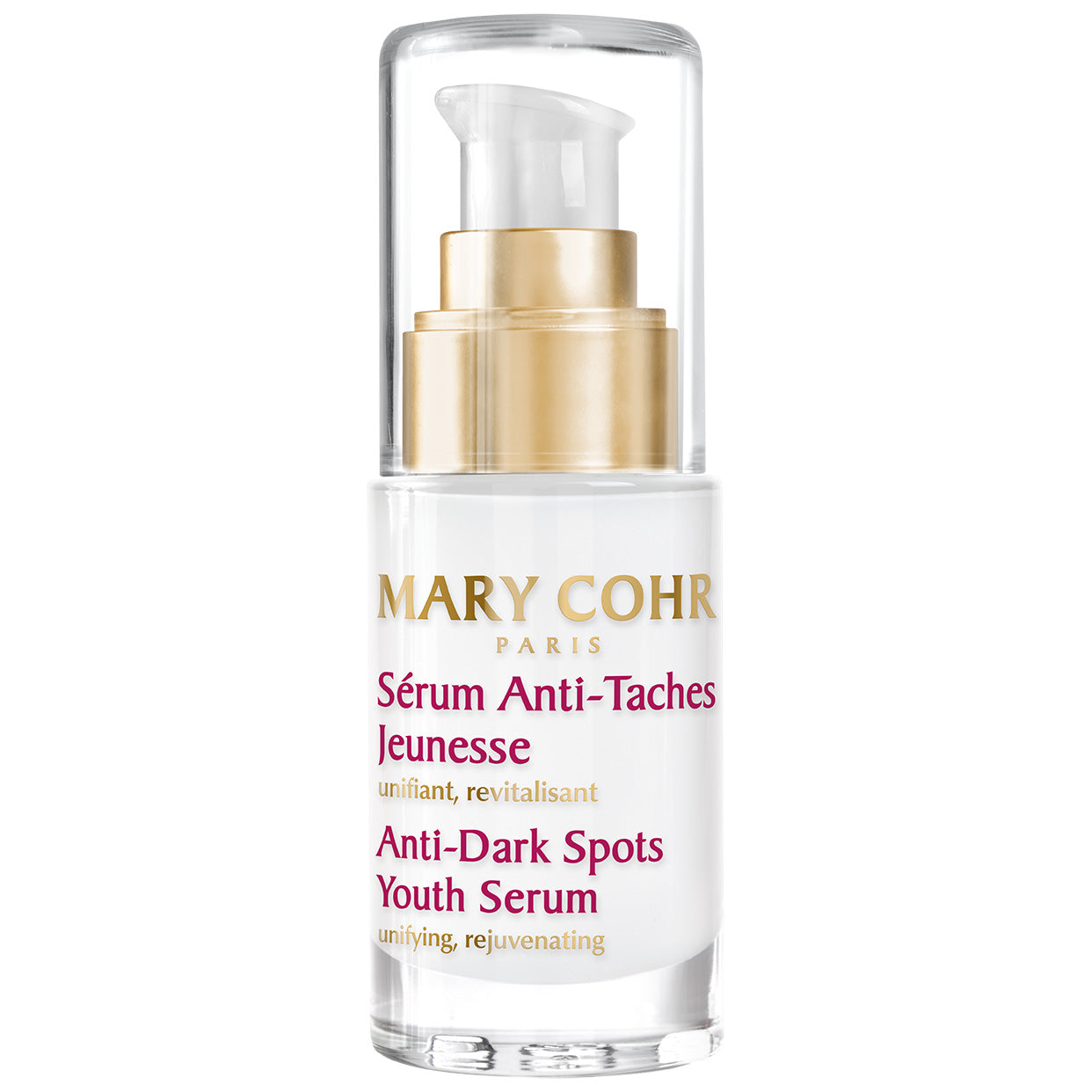 MARY COHR Anti-Dark Spots Youth Serum – Serum gegen Pigmentflecken, 25ml, Pumpspender