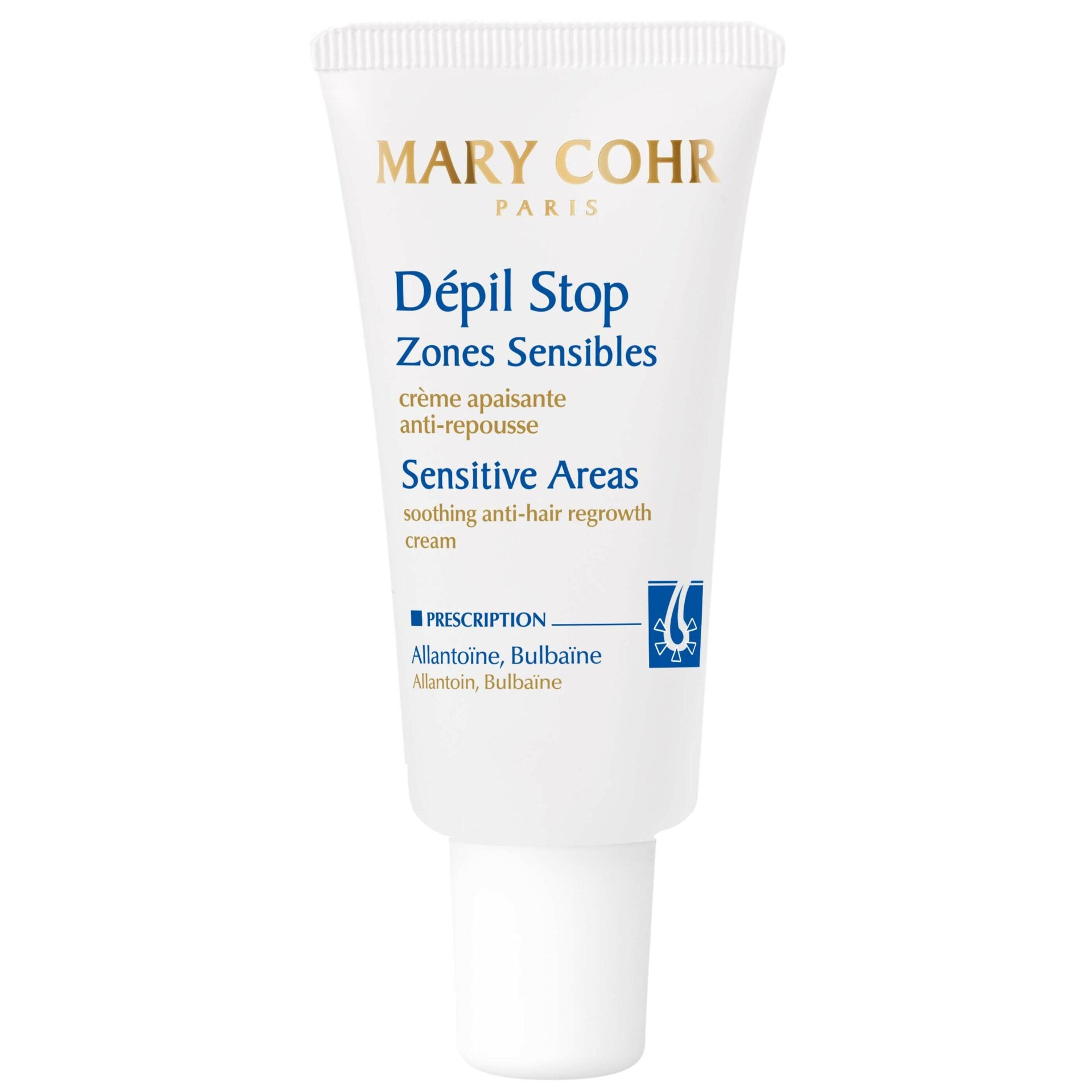MARY COHR Dépil Stop Zones Sensibles  – Pflege nach der Haarentfernung, 15ml, Tube
