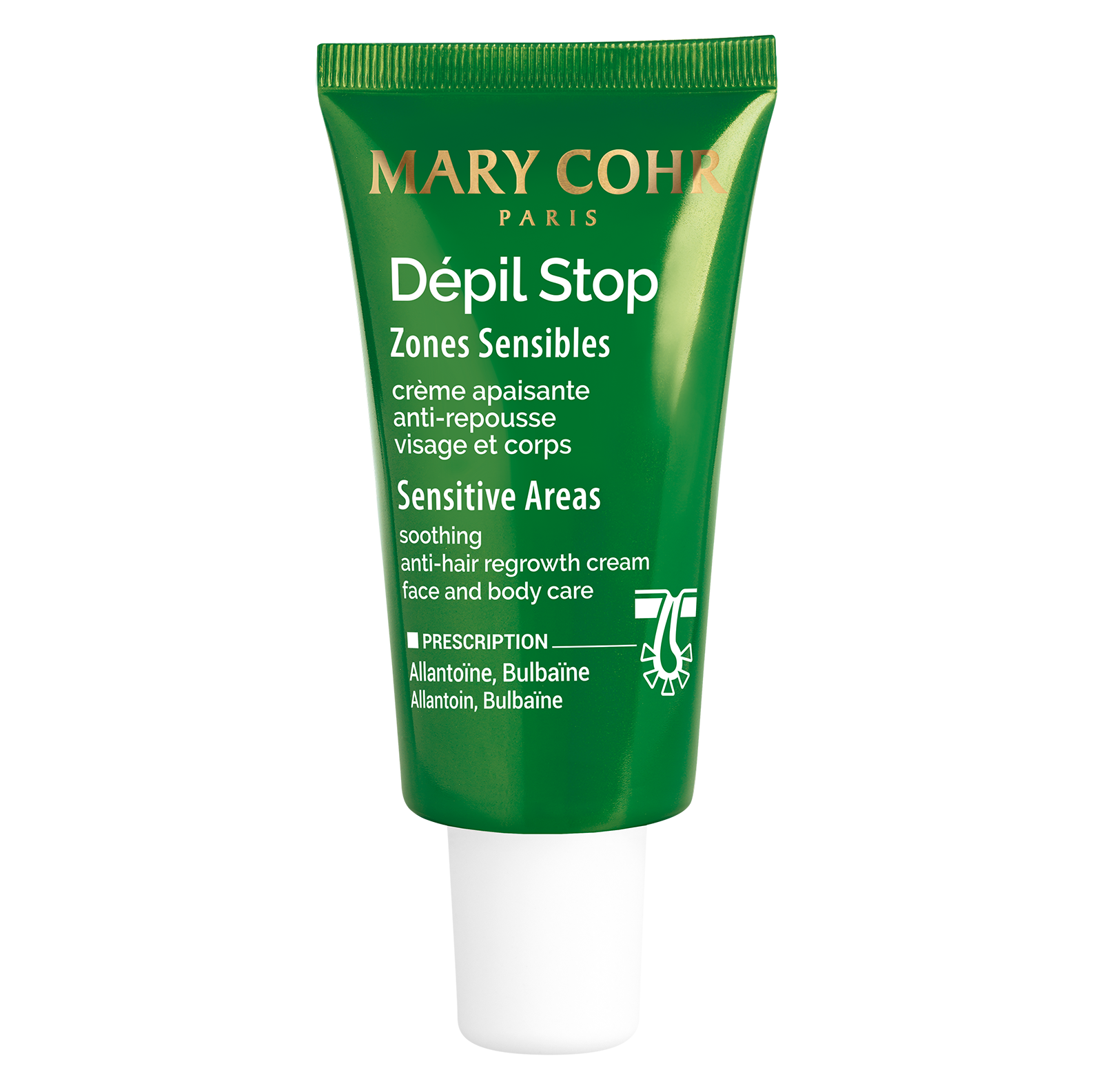 MARY COHR Dépil Stop Zones Sensibles – Pflege nach der Haarentfernung, 15ml, Tube