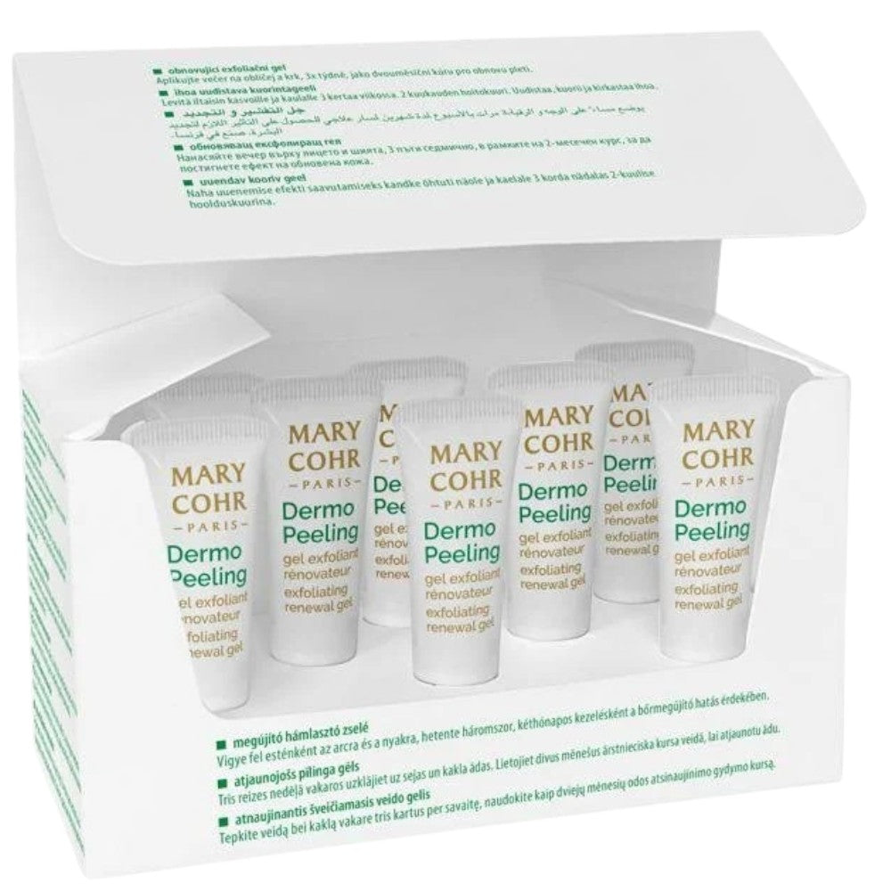 MARY COHR Dermo Peeling  – 2-Monats-Kur für erneuerte Haut, 8x2ml, Einzeltuben in Umkarton