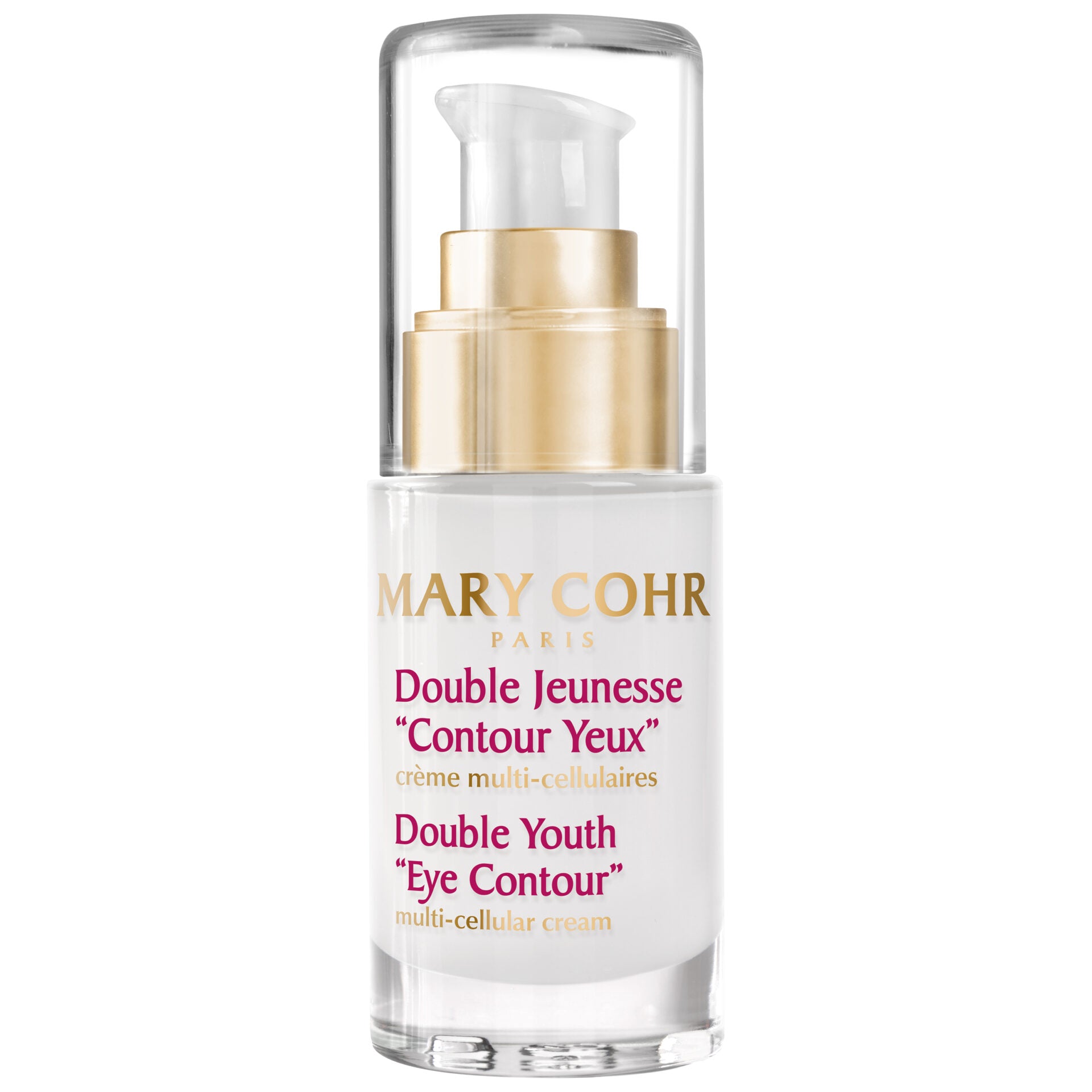MARY COHR Double Jeunesse Contour Yeux – itnensive Augenpflege, 15ml, Pumpspender