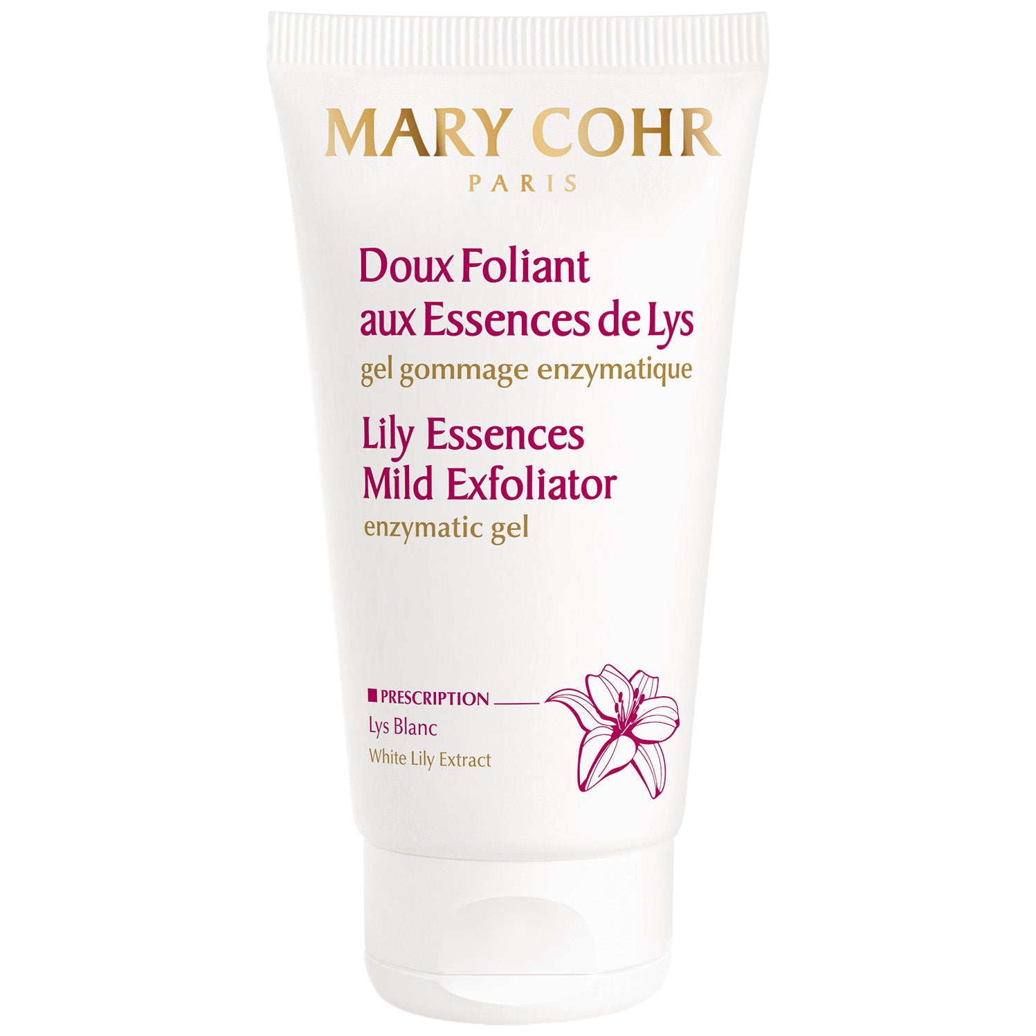 MARY COHR Doux Foliant aux Essences de Lys – sanftes Peeling ohne Körnchen, 50ml, Tube
