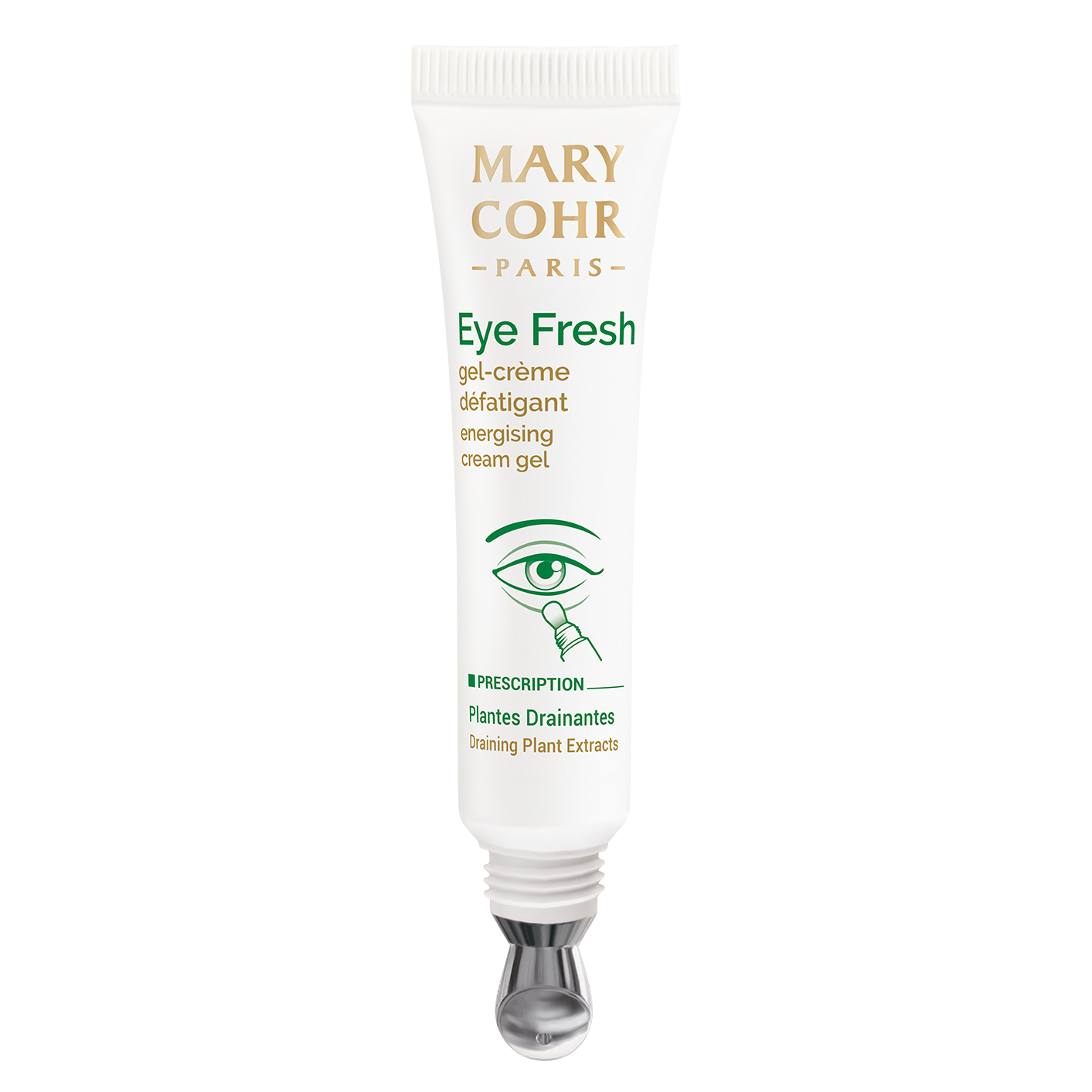 MARY COHR Eye Fresh – Augenpflege gegen Schwellungen, 15ml, Tube offen
