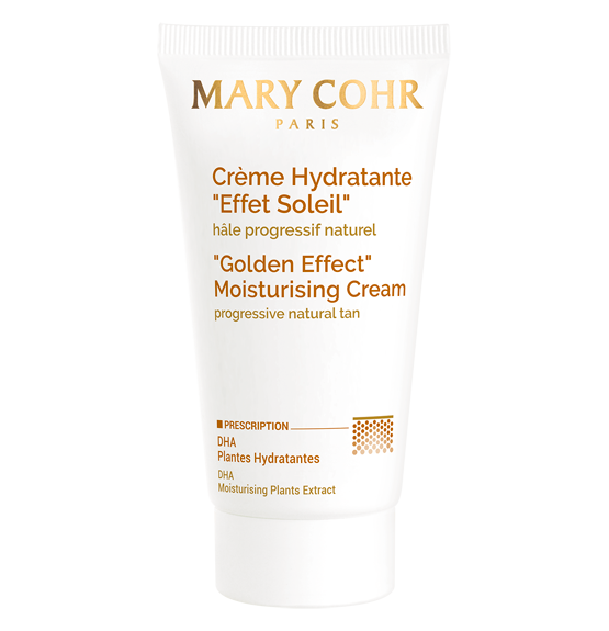 MARY COHR Golden Effect Moisturizing Cream – Feuchtigkeitspflege mit Selbstbräunung, 50ml, Tube