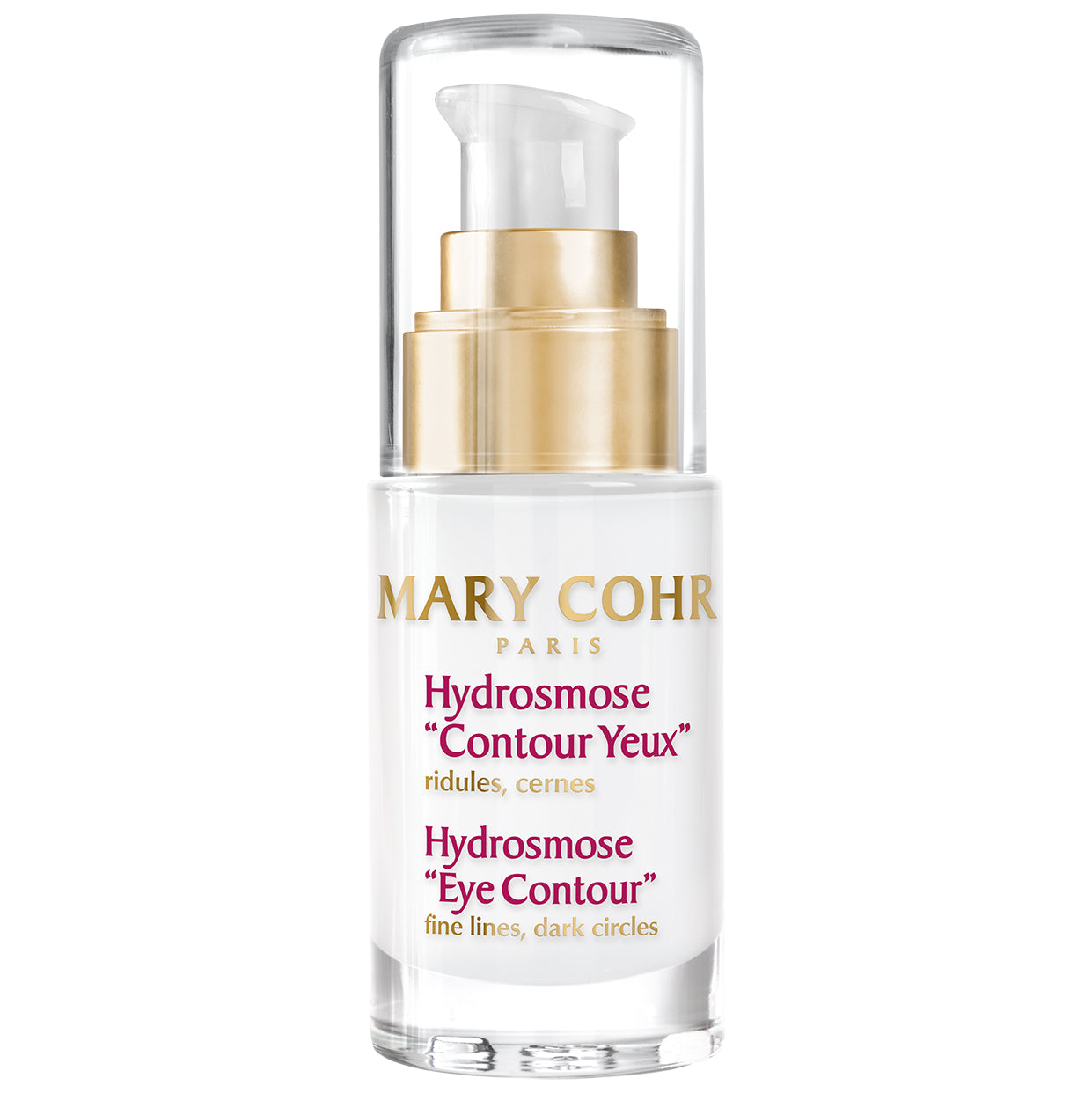 MARY COHR Hydrosmose Contour Yeux – Sanfte Augenpflege, 15ml, Pumpspender