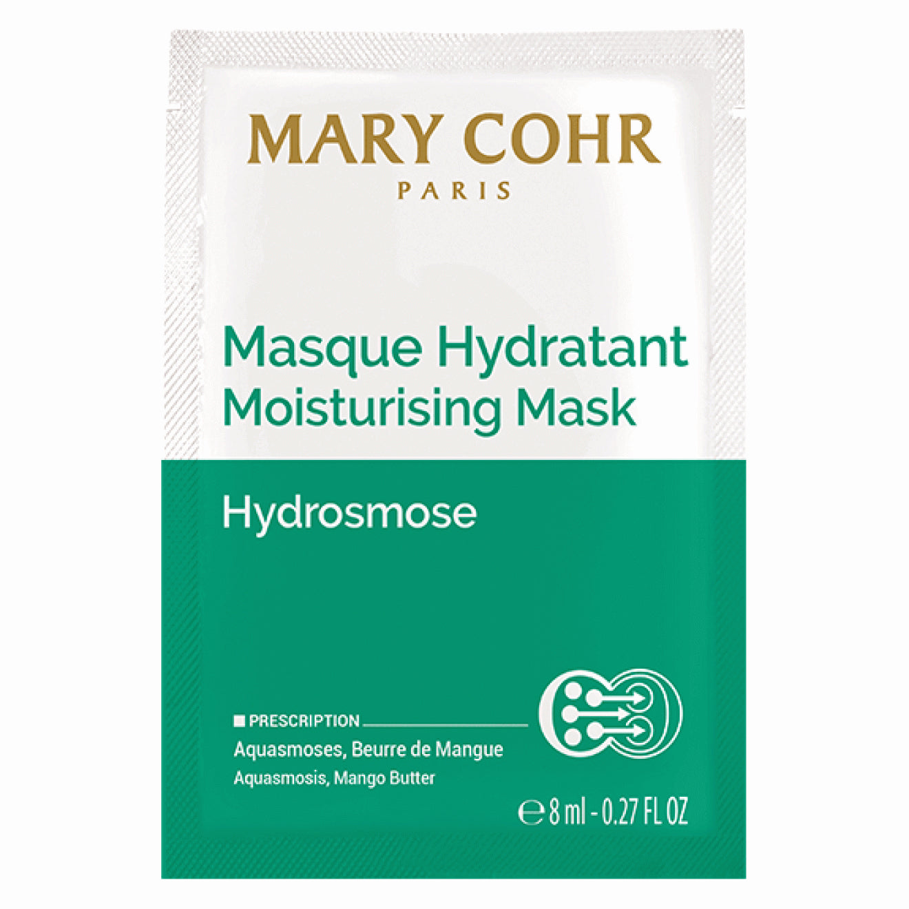 MARY COHR Masque Hydratante – Feuchtigkeitsmaske, 8ml, Sachet