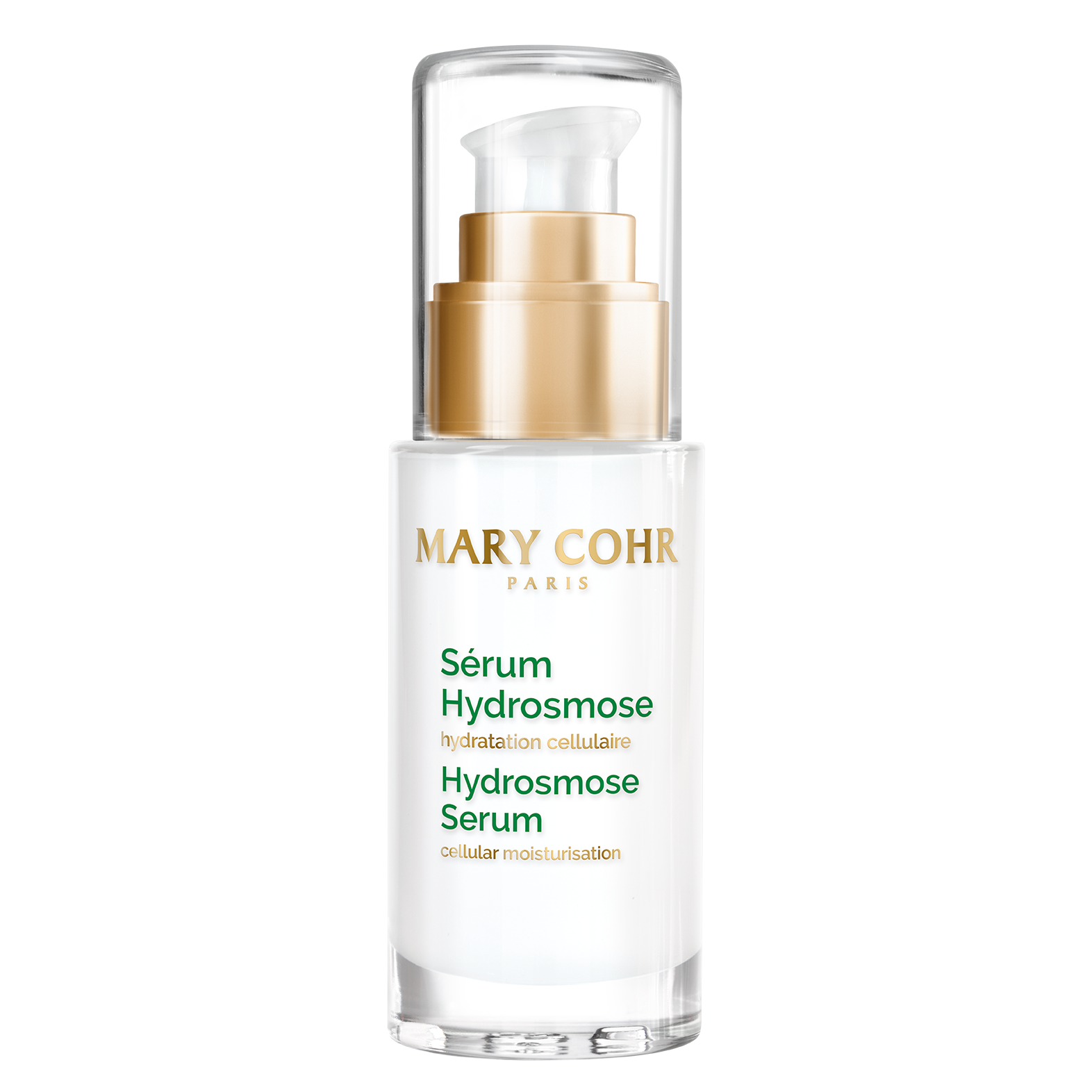 MARY COHR Sérum Hydrosmose – Feuchtigkeits-Serum für trockene Haut, 30ml, Pumpspender