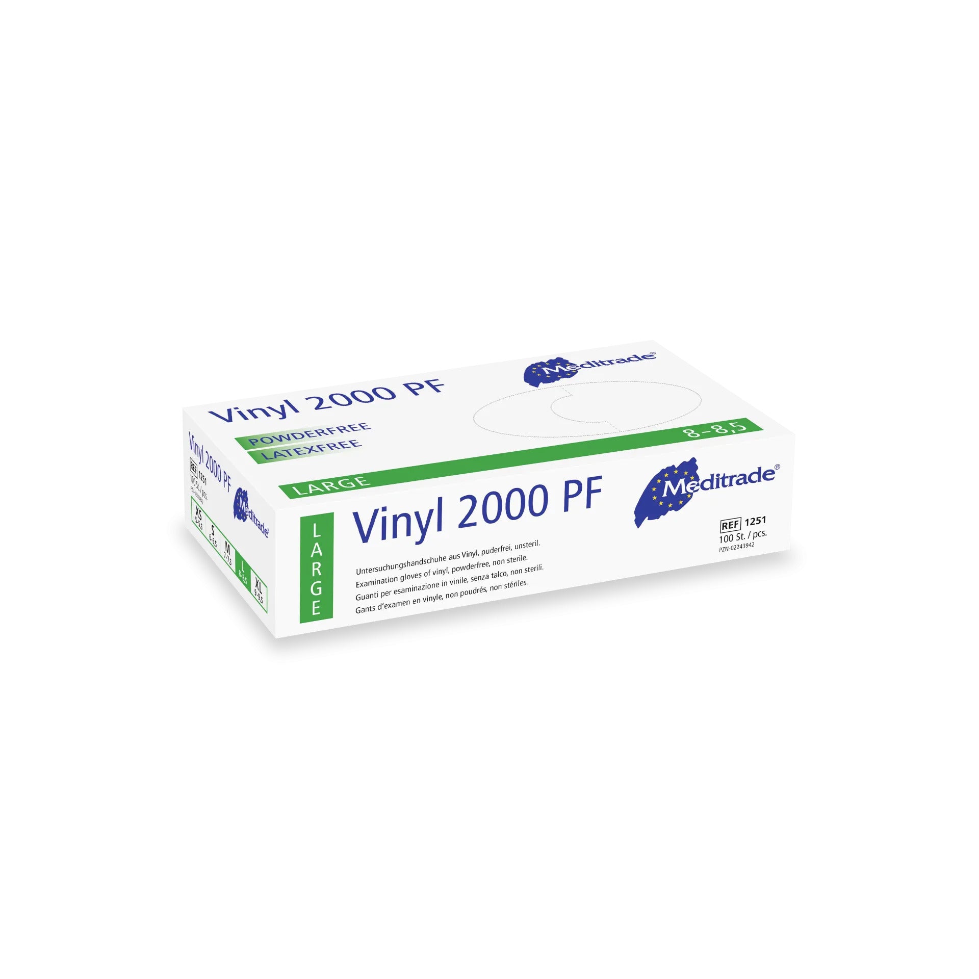 MEDITRADE Handschuhe Vinyl ECO M , 100stk, Box