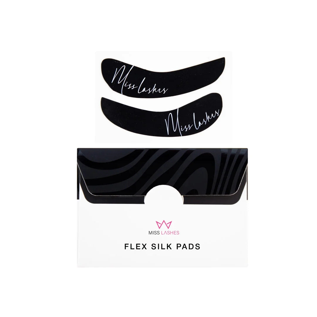 MISS LASHES Flex Silk Pads, 1Paar, Augenpads und Umkarton