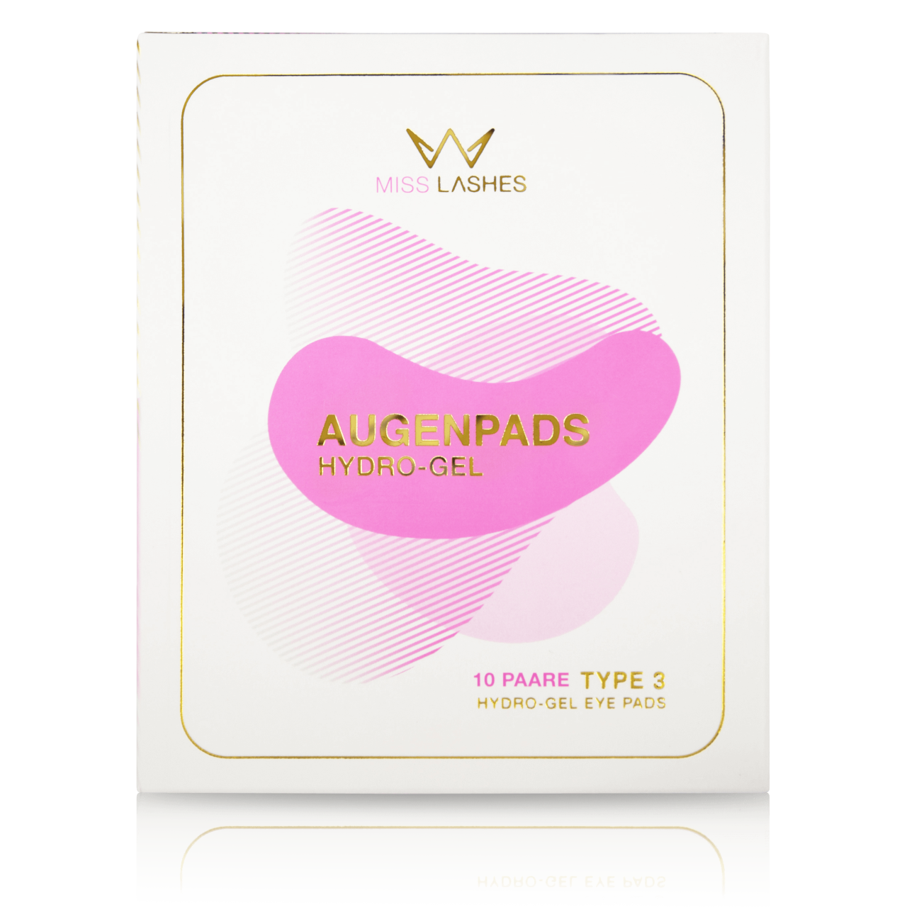 MISS LASHES Hydro-Gel Augenpads – Typ 3, 10Stk, Umkarton