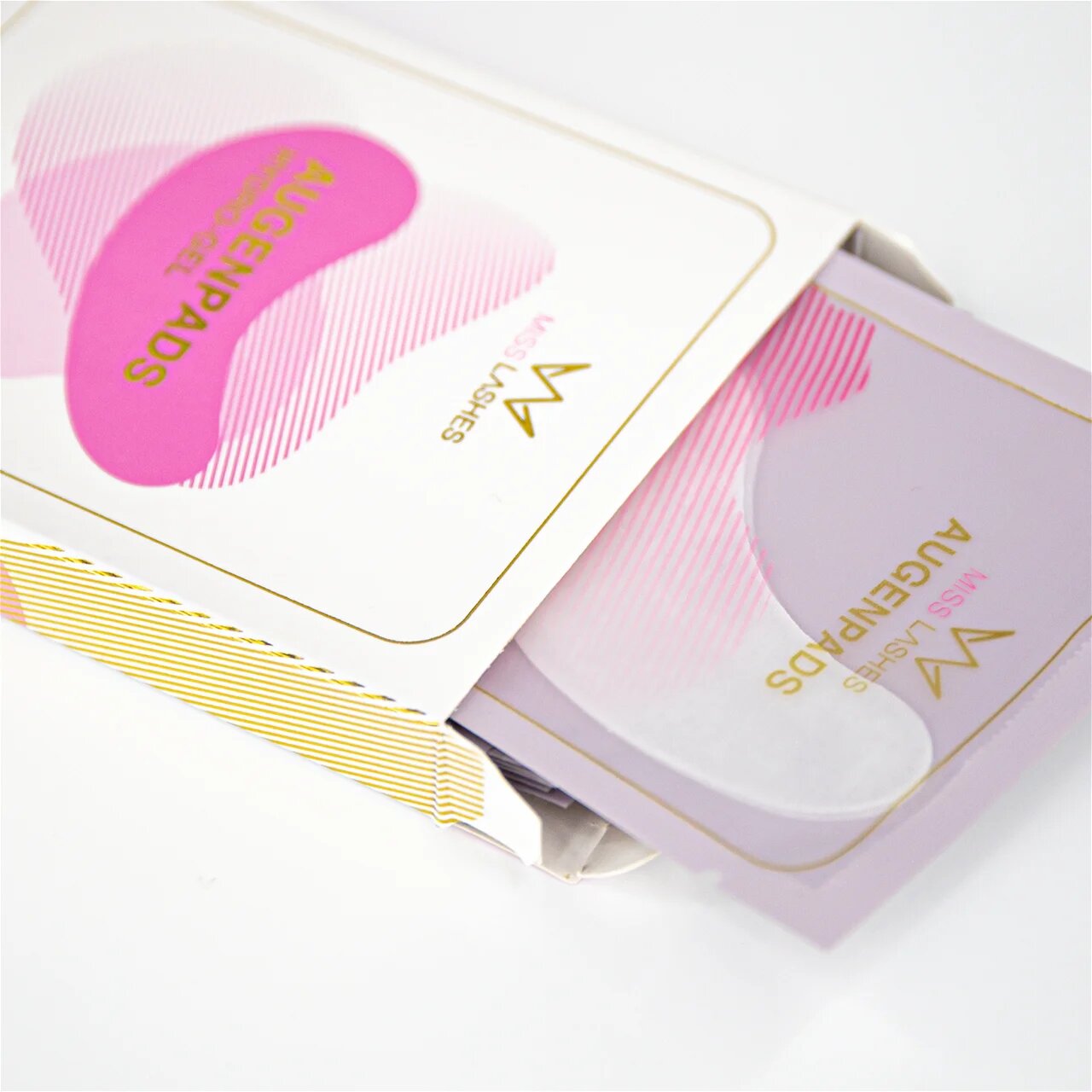 MISS LASHES Hydro-Gel Augenpads – Typ 5, 10Stk, Einzelsachets in Umkarton