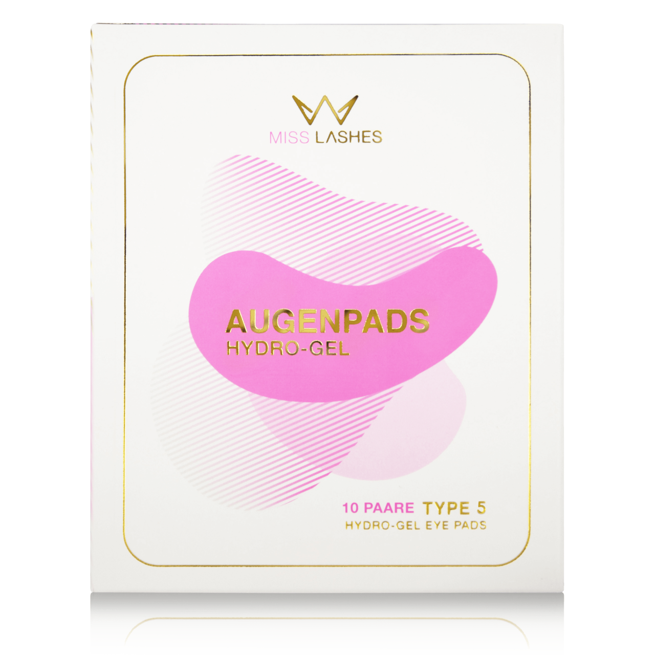 MISS LASHES Hydro-Gel Augenpads – Typ 5, 10Stk, Umkarton