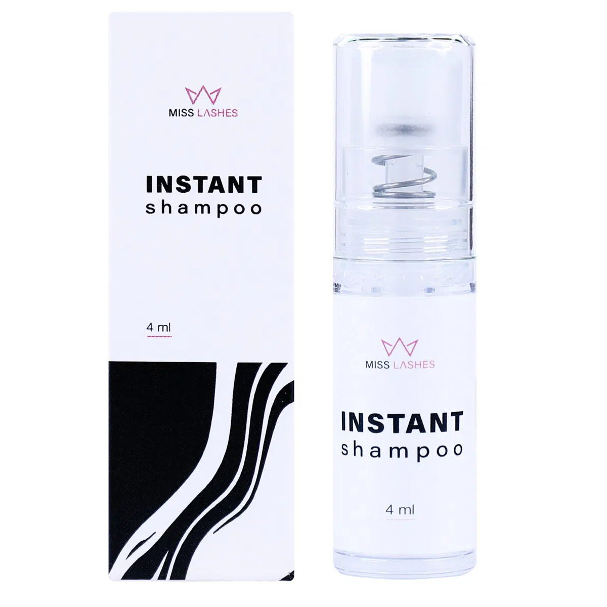 MISS LASHES Instant Lash Shampoo, 4ml, Spender und Umkarton